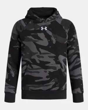 UA Rival Fleece Printed Boys Hoodie