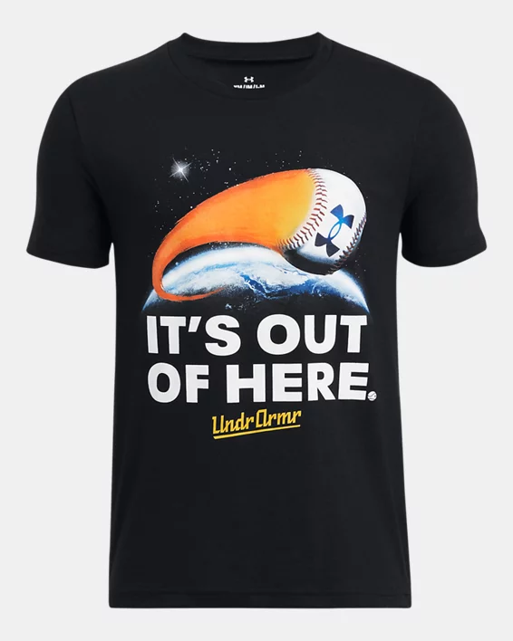 UA Out Of Here Boys Baseball Short Sleeve