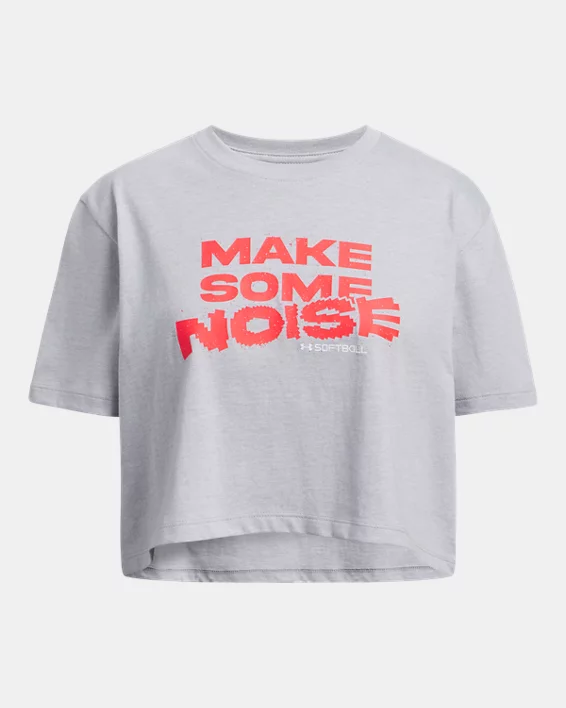 UA Make Noise Girls Short Sleeve - Image 3
