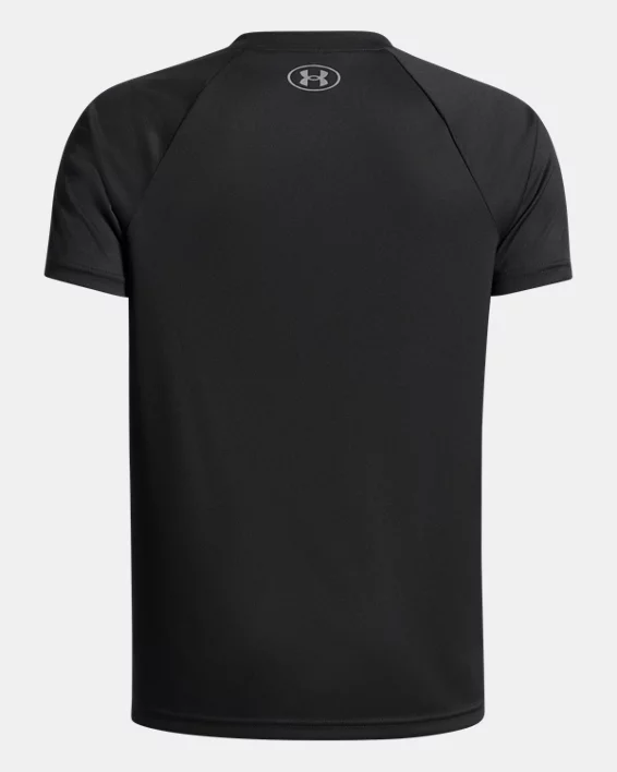 UA Tech Hybrid Print Boys Short Sleeve - Image 2