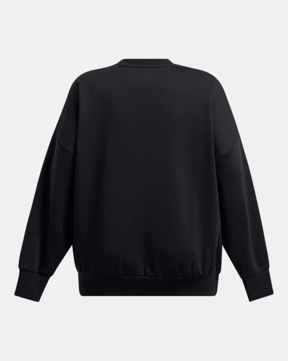 UA Rival Fleece Womens Oversized Crew - Image 4