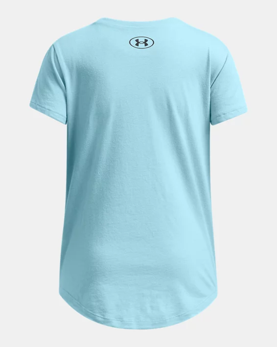 UA Basketball Girls Short Sleeve - Image 2