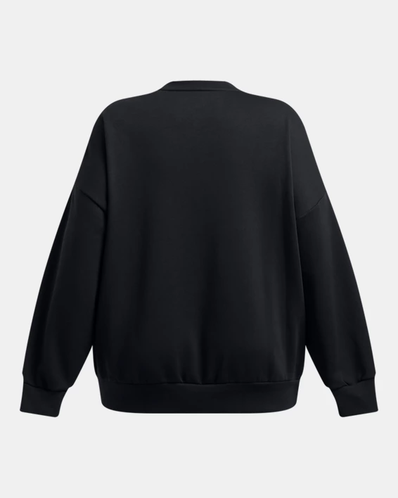 UA Rival Fleece Womens Oversized Crew - Image 4