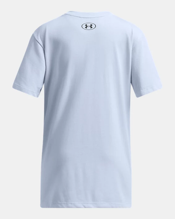 UA Rival Logo Girls Short Sleeve - Image 2