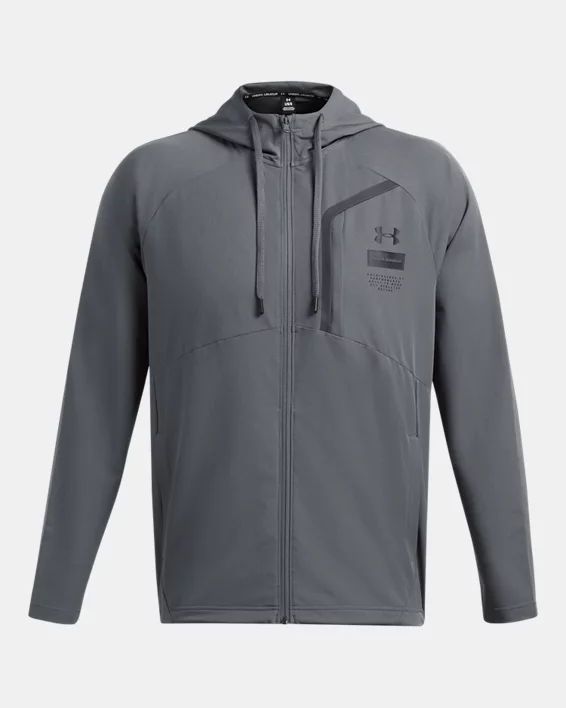 UA Sportstyle Woven Mens Jacket - Image 3