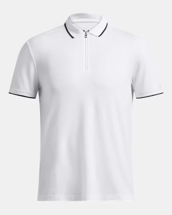 UA Premier Zip Mens Polo - Image 3