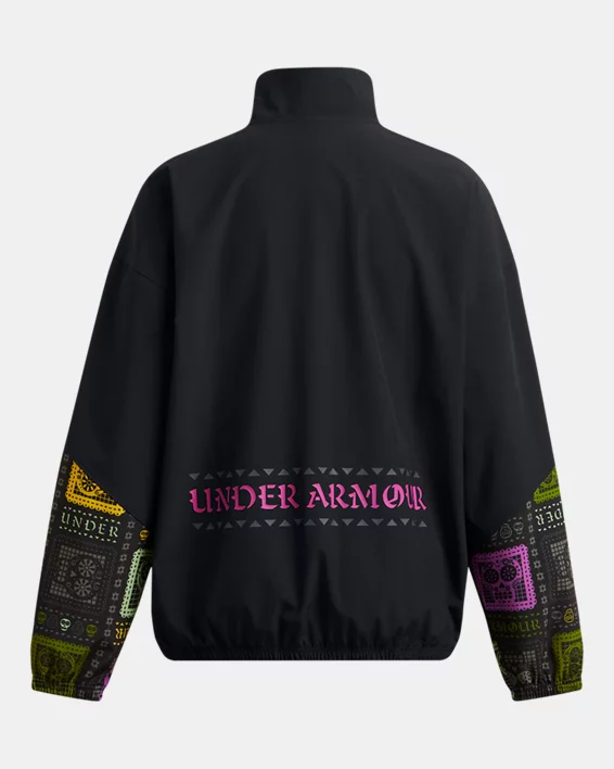 UA Armoursport Day Of The Dead Womens Anorak - Image 5