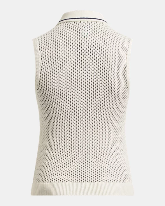 UA Premier Sleeveless Sweater Womens Polo - Image 4