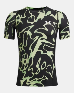 HeatGear Printed Boys Short Sleeve