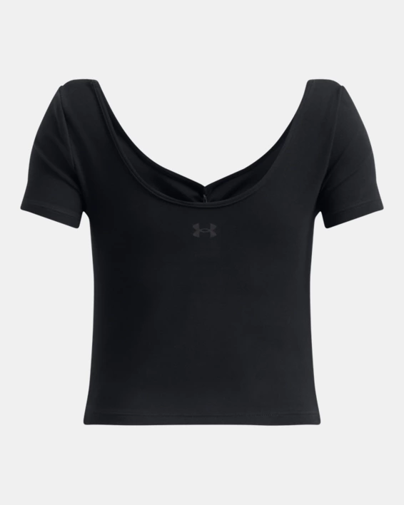 UA Motion Ruched Girls Short Sleeve - Image 2