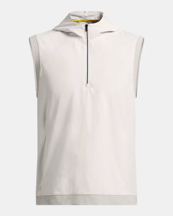Curry Sleeveless Mens Hooded Vest - Image 5