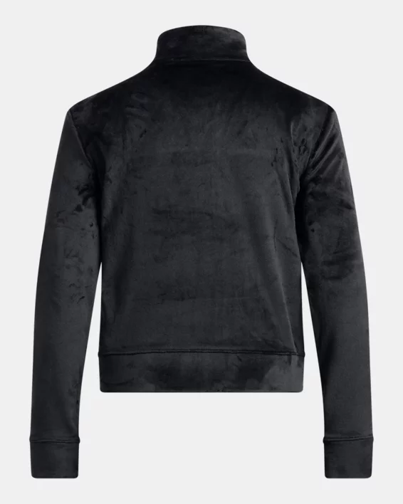 UA Velour Womens Track Jacket - Image 5