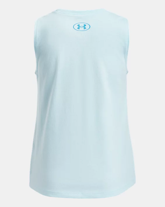 UA Rainbow Wordmark Girls Tank - Image 2