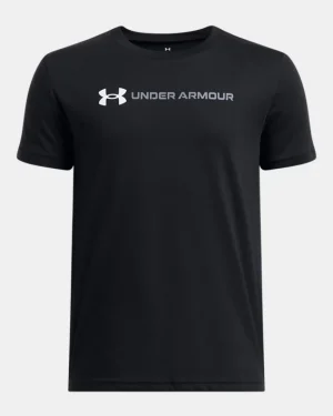 UA Logo Wordmark Boys Short Sleeve