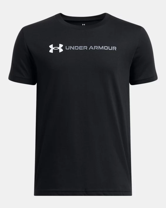 UA Logo Wordmark Boys Short Sleeve