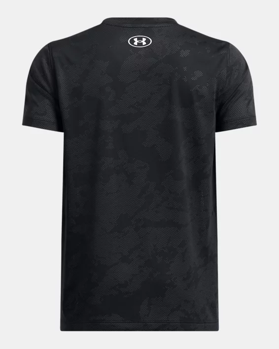 UA Tech Vent Jacquard Boys Short Sleeve - Image 2