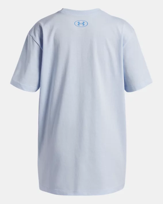 UA Rival Girls Oversized Short Sleeve - Image 2