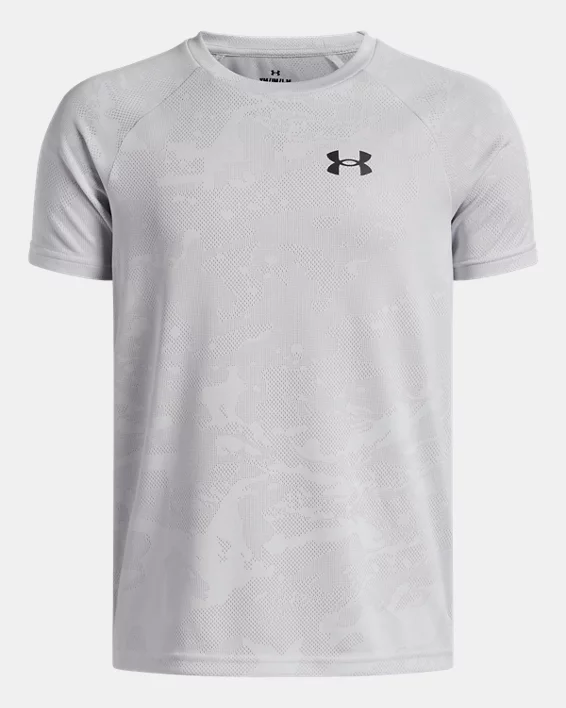 UA Tech Jacquard 2.0 Boys Short Sleeve