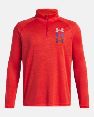 UA Tech Branded Boys  Zip