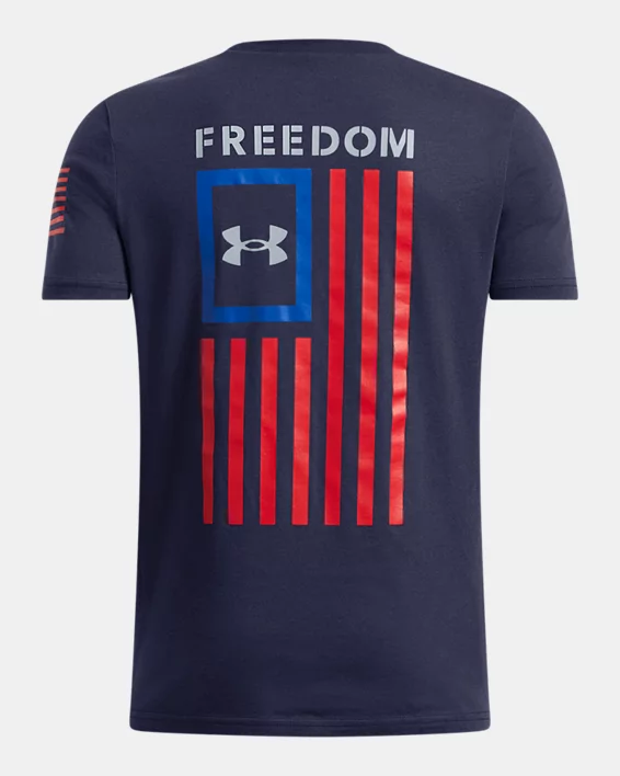 UA Freedom Flag Boys Short Sleeve - Image 2