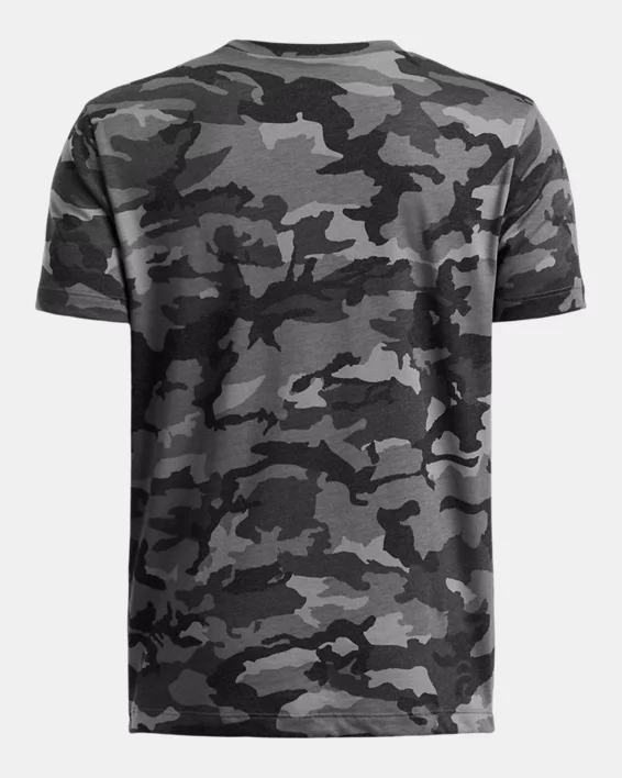 UA All-Over Print Camo Boys Short Sleeve - Image 2