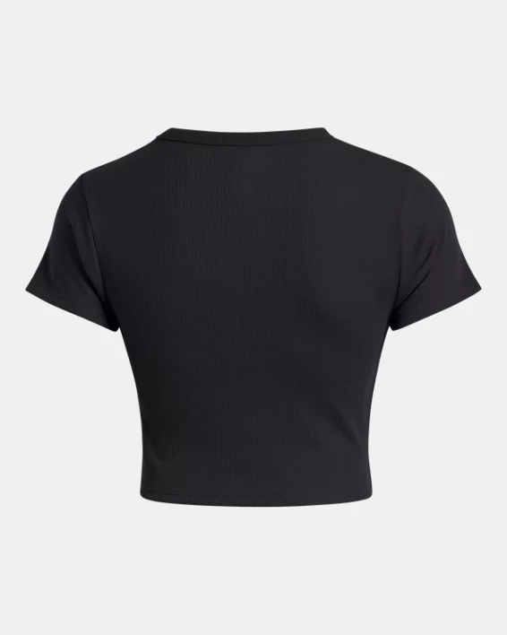 UA Rival Rib Womens Baby T-Shirt - Image 4