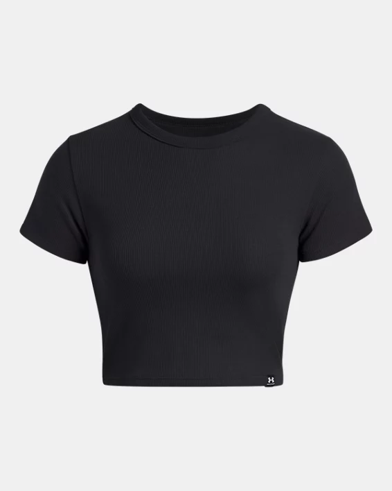 UA Rival Rib Womens Baby T-Shirt - Image 3