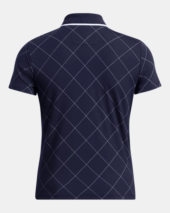 UA Premier Zip Windowpane Womens Polo - Image 4