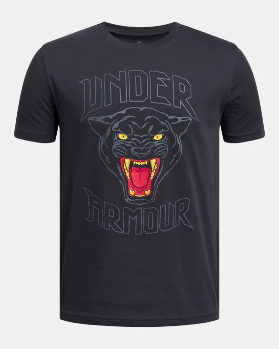 UA Gone Dark Boys Short Sleeve - Image 3