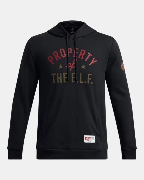 Project Rock Red One E.L.F. Mens Hoodie - Image 4
