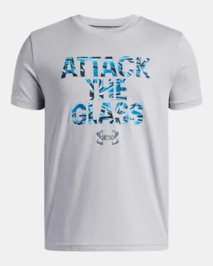 UA Hoops Glass Boys Short Sleeve