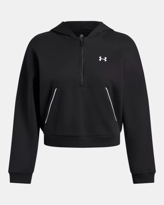 UA Rival Fleece Piped Womens Zip Hoodie - Image 3