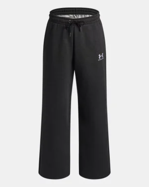 UA Icon Fleece Heather Boys Straight Leg Pants