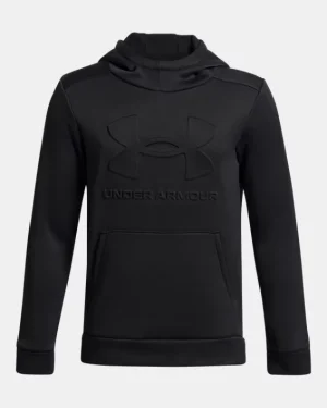 Armour Fleece Embossed Boys Hoodie