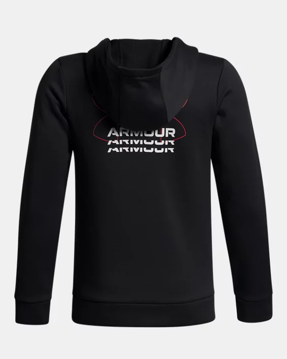 Armour Fleece Retro Graphic Boys Hoodie - Image 2