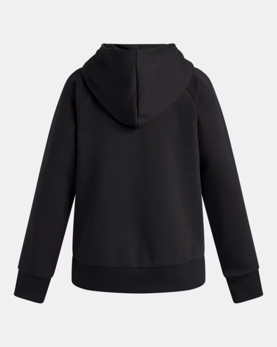 UA Rival Fleece Shimmer Girls Hoodie - Image 2