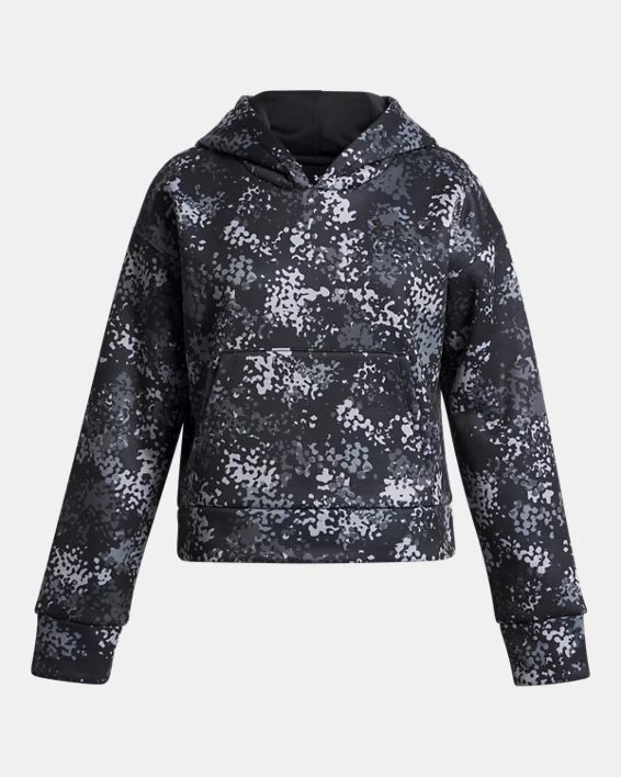Armour Fleece Print Girls Hoodie