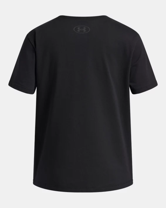UA Rival Shimmer Girls Short Sleeve - Image 2