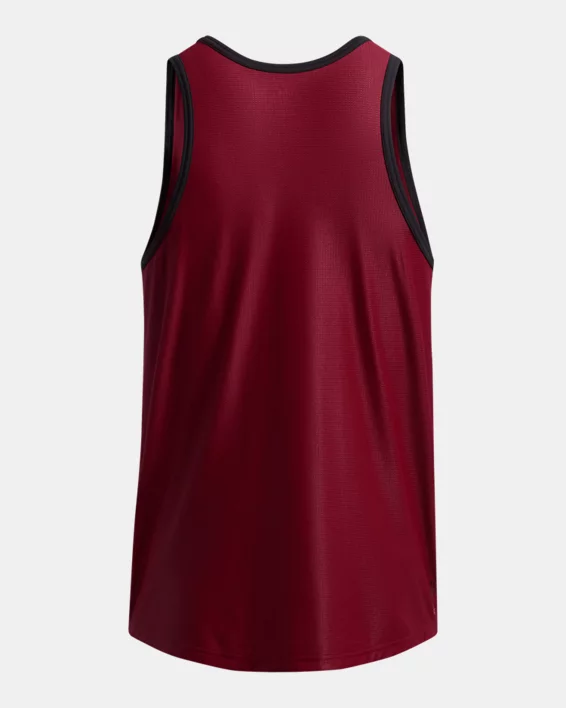 Project Rock Red One Iso-Chill Mens Tank - Image 4