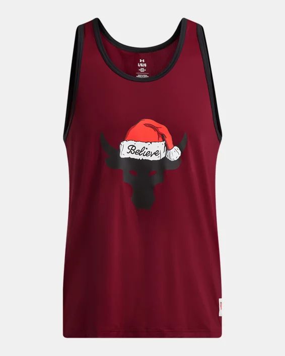 Project Rock Red One Iso-Chill Mens Tank - Image 3