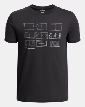 UA Courts Boys Short Sleeve