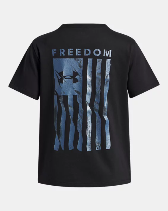 UA Freedom Flag Girls T-Shirt - Image 2