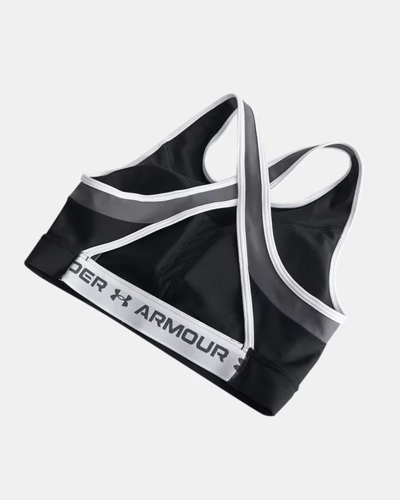 UA Crossback Mid Open Back Womens Sports Bra - Image 7