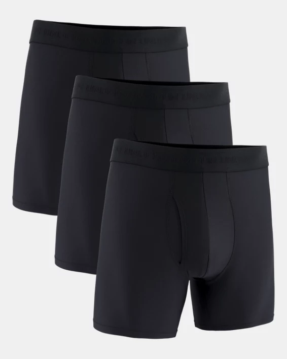 UA Performance Tech Mesh Mod Mens 6 3-Pack Boxerjock - Image 3