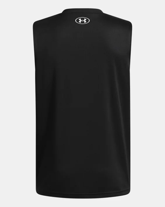 UA Tech Hybrid Print Boys Tank - Image 2