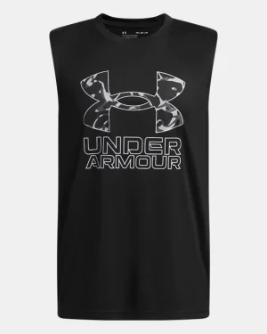 UA Tech Hybrid Print Boys Tank