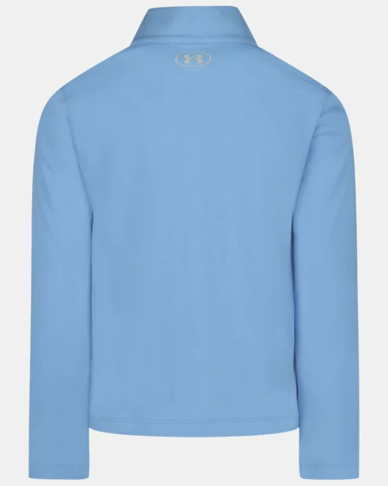 UA Velocity Semi-Zip Little Girls Zip Pullover - Image 2
