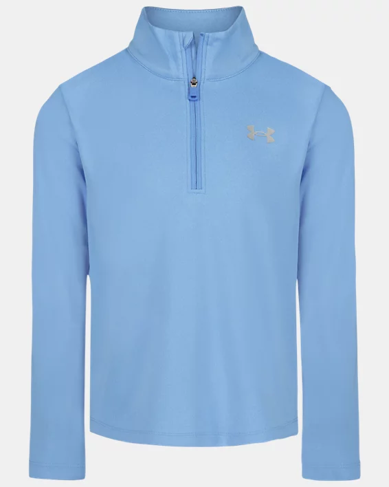 UA Velocity Semi-Zip Little Girls Zip Pullover