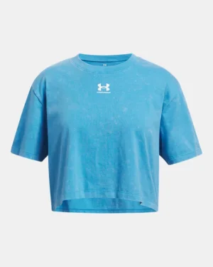 UA Rival Wash Girls Short Sleeve