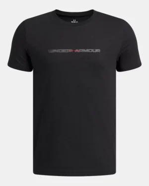 UA Wordmark Blur Boys Short Sleeve